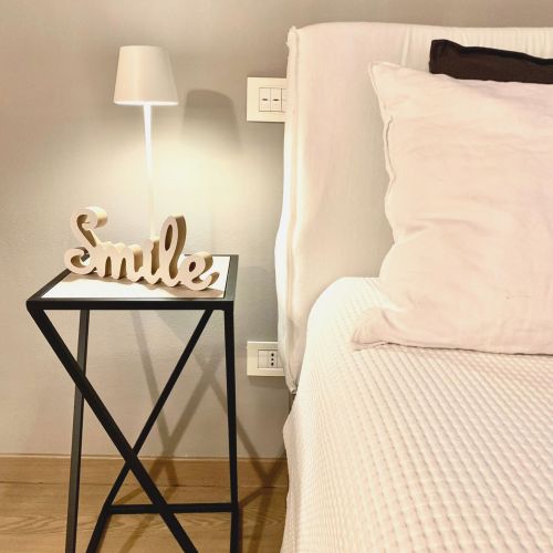 Blancahome allestimento zona notte in stile industriale dettaglio